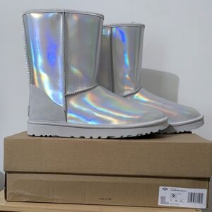 UGG Women's Iridescent Silver Boots